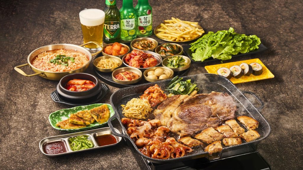 池袋パルコ コリアンBBQビアガーデン 料理写真1